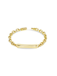 Bracciale Uomo Liujo in Acciaio Pvd Oro Giallo MLJ478