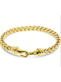 Bracciale Uomo Liu Jo Acciaio Dorato Rigido Intreciato MLJ487