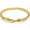 Bracciale Uomo Liu Jo Acciaio Dorato Rigido Intreciato MLJ487