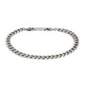 Bracciale Uomo Marlù in Acciaio Silver 1br0005 Catena Grumetta