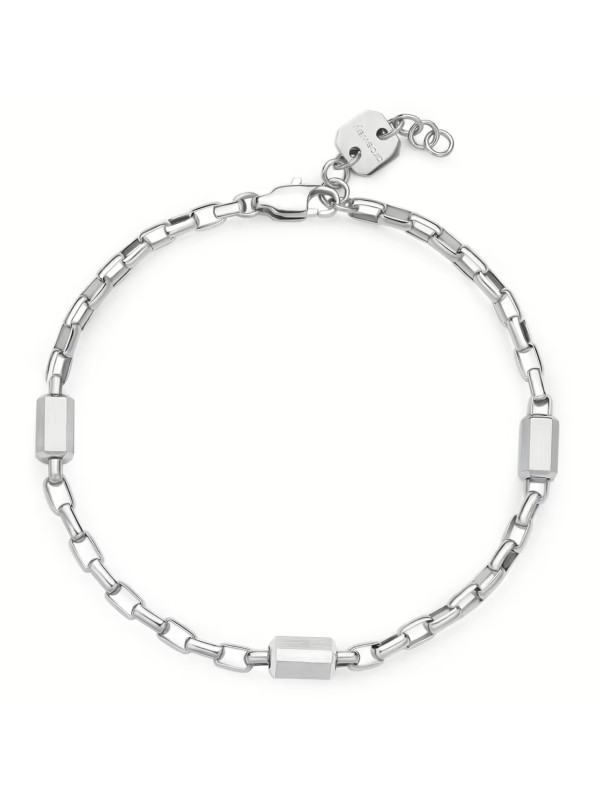 Bracciale Uomo Brosway Logan BOA014 in Acciaio Silver