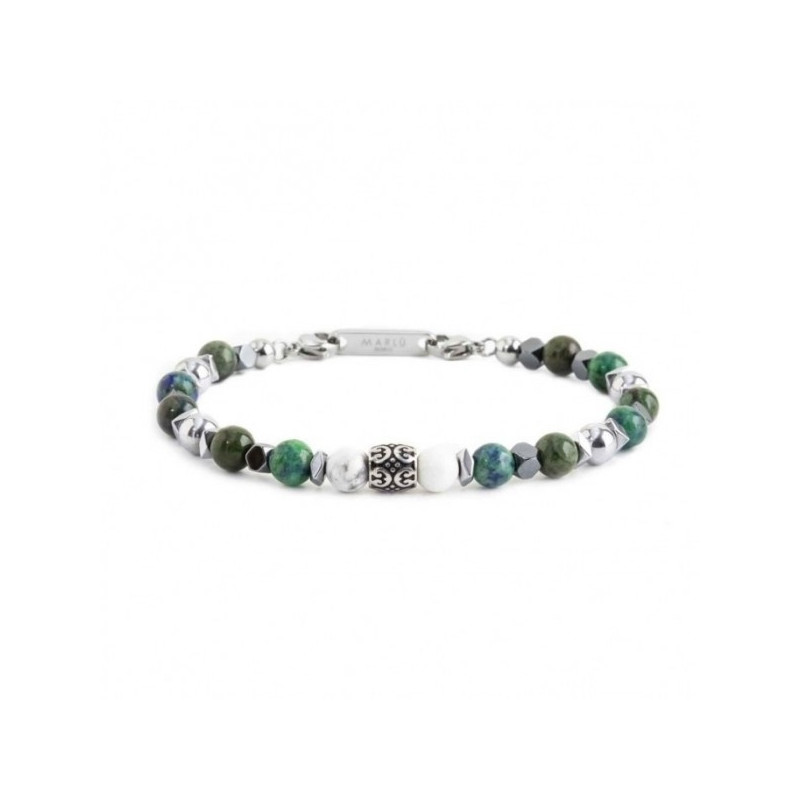 Bracciale Marlù Uomo 13BR113 Namasté con Lapis Afghano ed Ematite | Bracciali Marlù