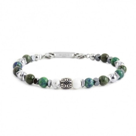 Bracciale Uomo Marlù 13BR113 Namastè Lapis Afagno ed Ematite
