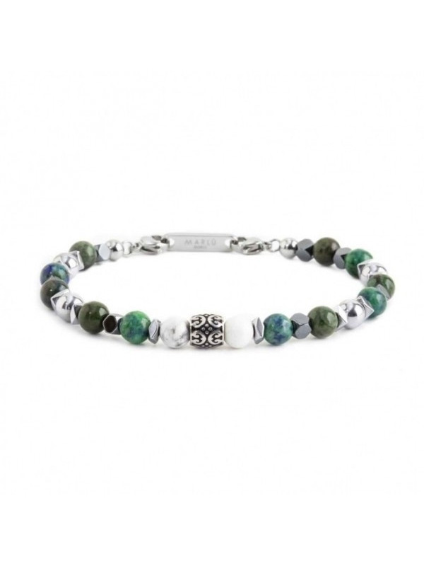 Bracciale Uomo Marlù 13BR113 Namastè Lapis Afagno ed Ematite