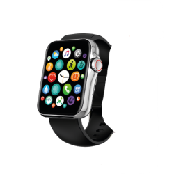 Orologio Smartwatch Unisex Smarty 2.0 SW028H01 Cassa Acciaio Cinturino Silicone Nero