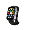 Orologio Smartwatch Unisex Smarty 2.0 SW028H01 Cassa Acciaio Cinturino Silicone Nero