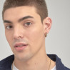 Mono Orecchino Brosway Ink BIK121 in Acciaio Pvd Oro con Cristalli Neri