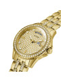 Orologio Solo Tempo Donna Guess Lady Comet GW0254L2 Dorato Oro con Zirconi