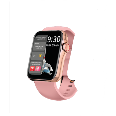 Orologio Smartwatch Unisex Smarty 2.0 SW028H07 Cassa Acciaio Rosè Cinturino Silicone Rosa