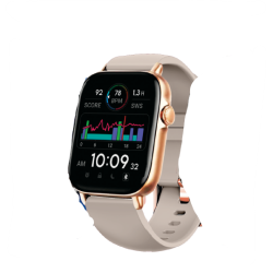 Orologio Smartwatch Unisex Smarty 2.0 SW035M05A Cassa Rosè e Cinturino Silicone Beige