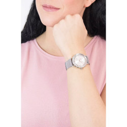 Orologio Solo Tempo Donna Liujo Dancing Slim TLJ1341 in Acciaio Silver con Cristalli 36mm
