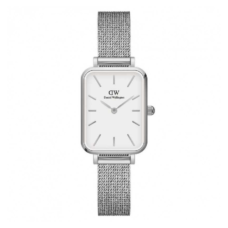 Orologio Solo Tempo Donna Daniel Wellington DW00100438 Quadro in Acciaio Silver Orologio Solo Tempo Donna Daniel Wellington DW00100438 Quadro in Acciaio Silver