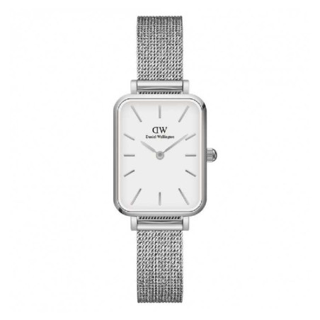 Orologio Solo Tempo Donna Daniel Wellington DW00100438 Quadro in Acciaio Silver