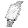 Orologio Solo Tempo Donna Daniel Wellington DW00100438 Quadro in Acciaio Silver