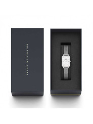 Orologio Solo Tempo Donna Daniel Wellington DW00100438 Quadro in Acciaio Silver