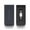 Orologio Solo Tempo Donna Daniel Wellington DW00100438 Quadro in Acciaio Silver