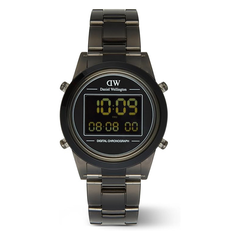 Orologio Unisex Daniel Wellington Retro Digital 36 mm DW00100759 Grigio Scuro Orologio Unisex Daniel Wellington Retro Digital 36 mm DW00100759 Grigio Scuro
