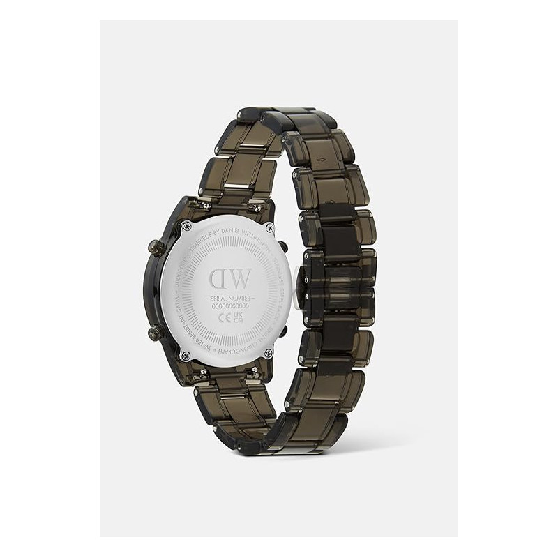 Orologio Unisex Daniel Wellington Retro Digital 36 mm DW00100759 Grigio Scuro
