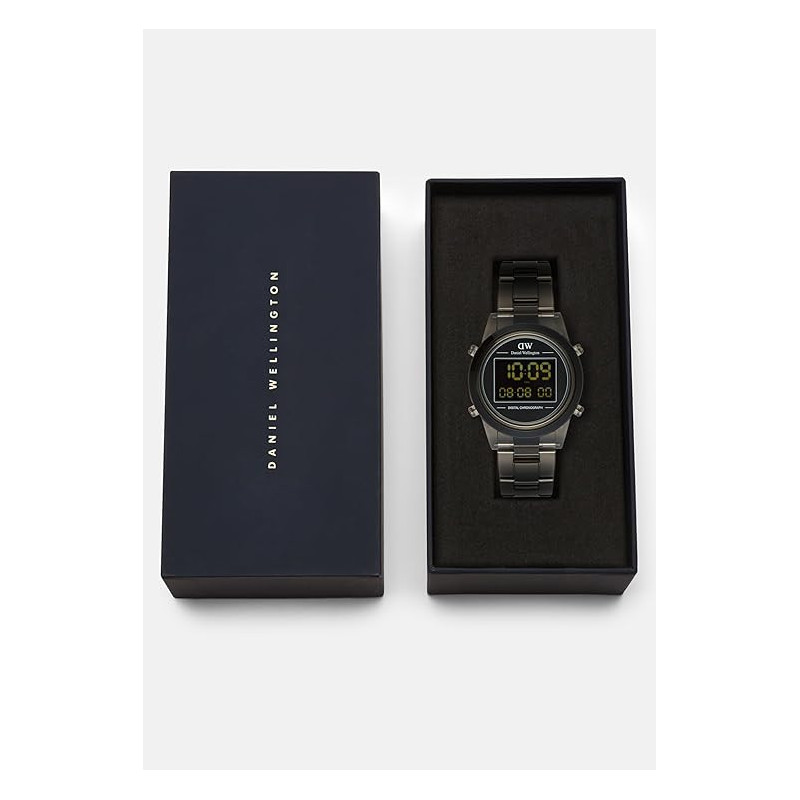 Orologio Unisex Daniel Wellington Retro Digital 36 mm DW00100759 Grigio Scuro