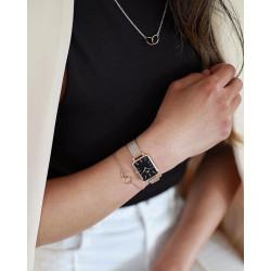 Orologio Donna Daniel Wellington Quadro evergold DW00100557 in Acciaio Oro Rosa