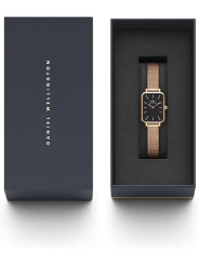 Orologio Donna Daniel Wellington Quadro evergold DW00100557 in Acciaio Oro Rosa