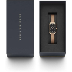 Orologio Donna Daniel Wellington Quadro evergold DW00100557 in Acciaio Oro Rosa