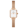 Orologio Solo Tempo Donna Daniel Wellington DW00100727 Quadro in Acciaio Oro Rosa