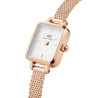 Orologio Solo Tempo Donna Daniel Wellington DW00100727 Quadro in Acciaio Oro Rosa