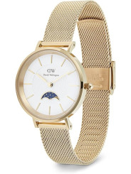 Orologio Donna Daniel Wellington Petite Lune Acciaio Dorato Fasi Lunari DW00100771 Oro 32mm