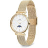Orologio Donna Daniel Wellington Petite Lune Acciaio Dorato Fasi Lunari DW00100771 Oro 32mm
