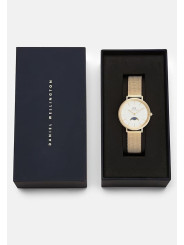 Orologio Donna Daniel Wellington Petite Lune Acciaio Dorato Fasi Lunari DW00100771 Oro 32mm