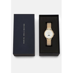 Orologio Donna Daniel Wellington Petite Lune Acciaio Dorato Fasi Lunari DW00100771 Oro 32mm