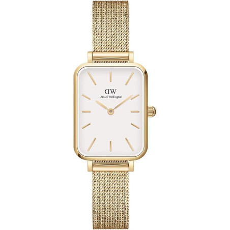 Orologio Solo Tempo Donna Daniel Wellington DW00100556 Quadro in Acciaio Pvd Or Giallo