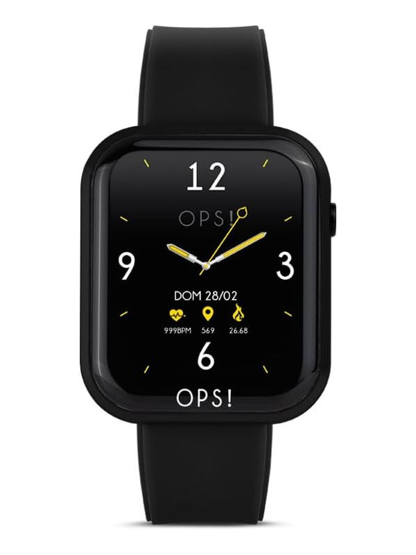 Orologio Donna Smartwatch Ops Objects Call unisex OPSSW-09 Silicone Nero