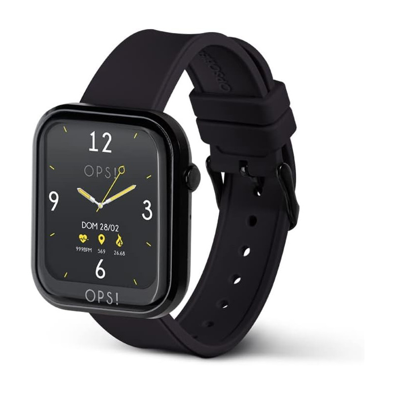 Orologio Donna Smartwatch Ops Objects Call unisex OPSSW-09 Silicone Nero