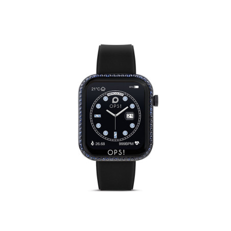 Orologio Smartwatch Donna Opssw-37 Diamonds Ops Call Cintuirno in Silicone Nero