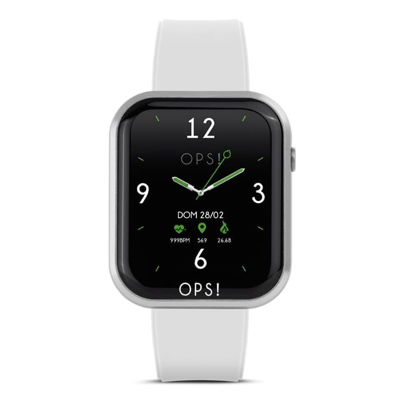 Orologio Smartwatch Ops Objects Call unisex OPSSW-12 Silicone Bianco Orologio Smartwatch Ops Objects Call unisex OPSSW-12 Silicone Bianco