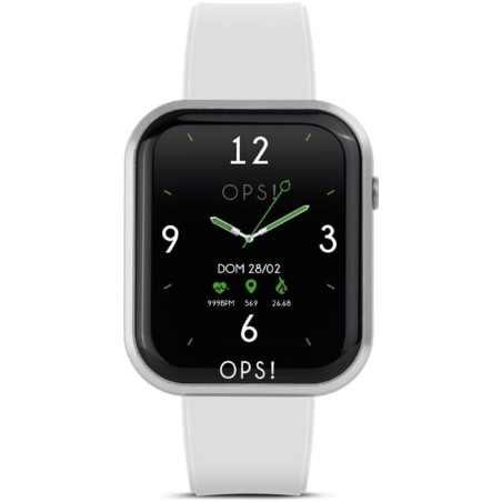 Orologio Smartwatch Ops Objects Call unisex OPSSW-12 Silicone Bianco
