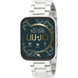 Orologio Donna Smartwatch Voice Slim Silver Liujo SWLJ085 in Acciaio Silver Touch