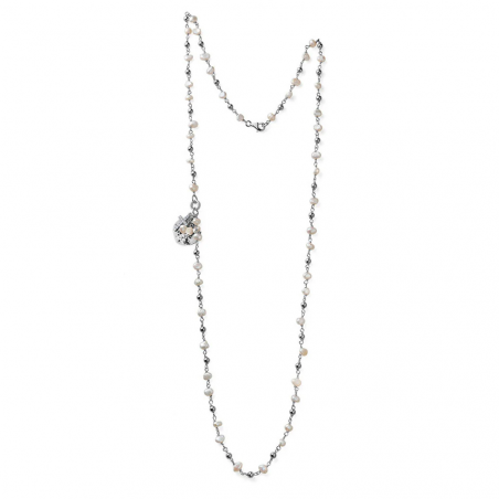 Collana Donna Maria Cristina Sterling G4272C Perle Bianche e Argento 925%ne Cuore