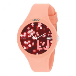 Orologio Donna Smartwatch Liujo Luxury Voice Paint SWLJ125 Cinturino Silicone Arancione
