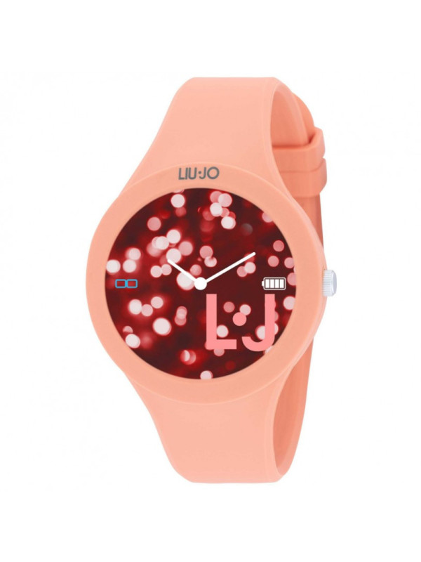 Orologio Donna Smartwatch Liujo Luxury Voice Paint SWLJ125 Cinturino Silicone Arancione