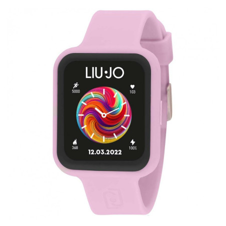 Orologio Donna Smartwatch Liujo SWLJ132 Luxury Voice Fancy in Silicone Rosa