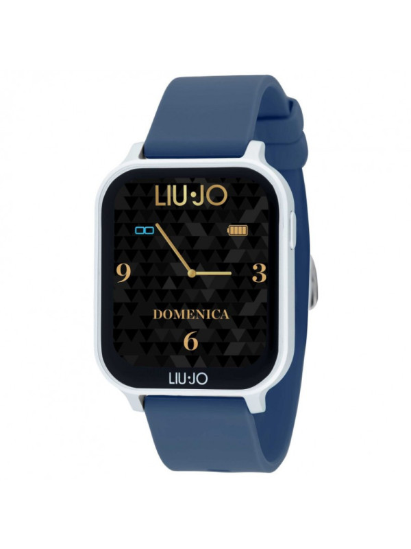 Orologio Smartwatch Donna Liujo Luxury Voice Energy SWLJ111 Cinturino Silicone Blu