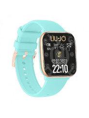 Orologio Smartwatch Donna Liujo Voice Rainbow SWLJ155 In Silicone Acquamamarine Amoled
