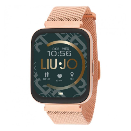 Orologio Smartwatch Donna Liujo Luxury Voice Slim SWLJ084 Acciaio Oro Rosa