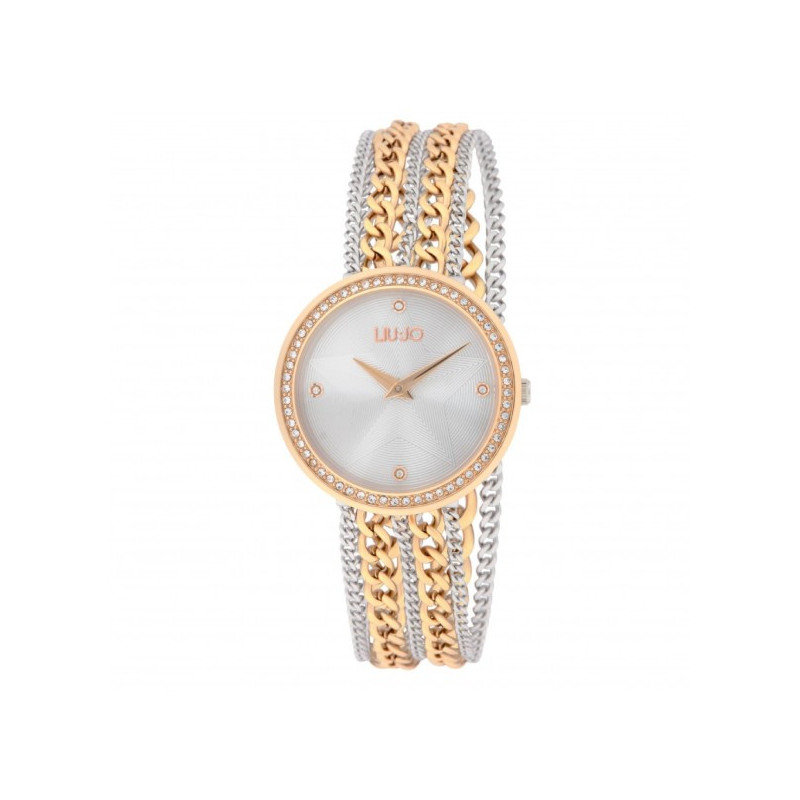 Orologio donna LiuJo Chains TLJ2537 Acciaio Oro Rosa 32mm Orologio donna LiuJo Chains TLJ2537 Acciaio Oro Rosa 32mm