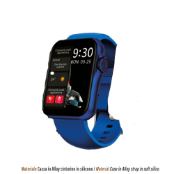 copy of Orologio Smartwatch Unisex Smarty 2.0 SW028H01 Cassa Acciaio Cinturino Silicone Nero