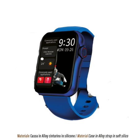 copy of Orologio Smartwatch Unisex Smarty 2.0 SW028H01 Cassa Acciaio Cinturino Silicone Nero