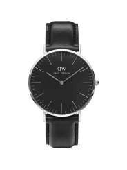 Orologio Solo Tempo Uomo Daniel Wellington Classic DW00100133 Nero, Silver 40mm